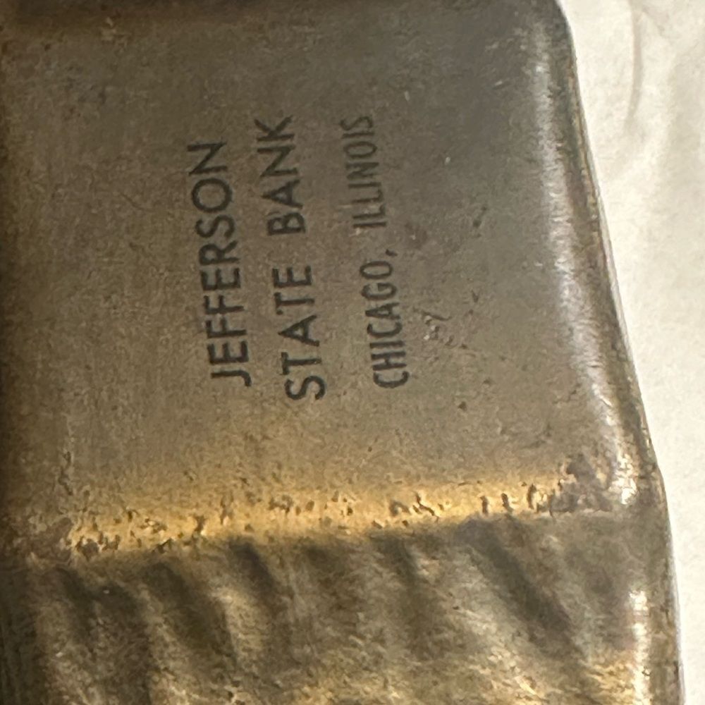 Vintage coin bank USA 1974 Banthrico Chicago 1910 Stanley Car Cast Metal Collect - Picture 8 of 12